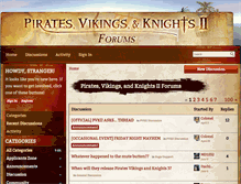Tablet Screenshot of forums.pvkii.com
